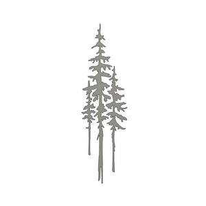 Triple Trees Digital DXF SVG File per il taglio al plasma CNC