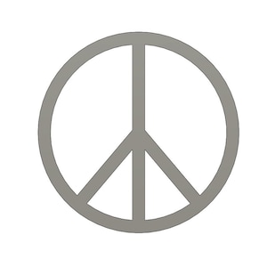 Symbole de la paix, signe de la paix, paix, symbole de la paix DXF, téléchargement numérique