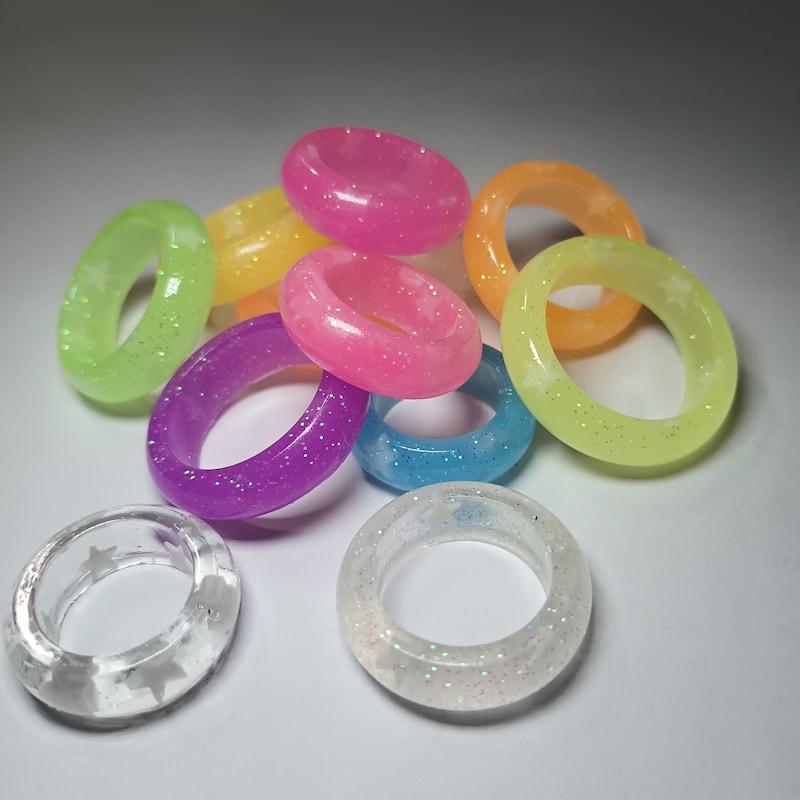 Resin Rings - Etsy