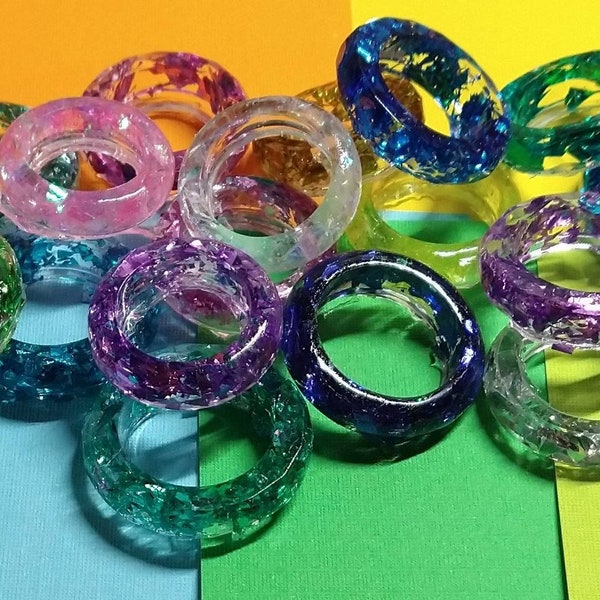 Resin Rings - Etsy