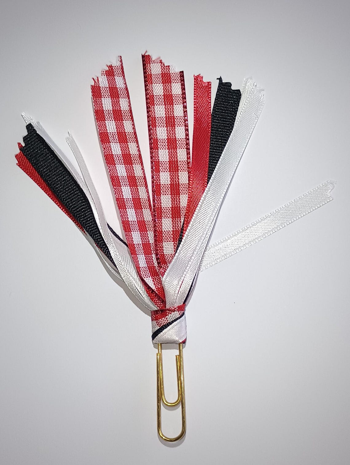 Paperclip Ribbon Bookmarks Long Ribbon Decorative Paperclip, Planner Accessories, Homemade ...