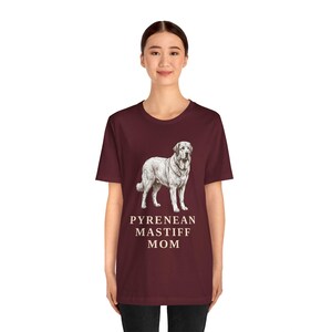 Pyrenean Mastiff Mom Shirt, Vintage Dog Sketch Tee, Spanish Mastiff Owner Gift image 5
