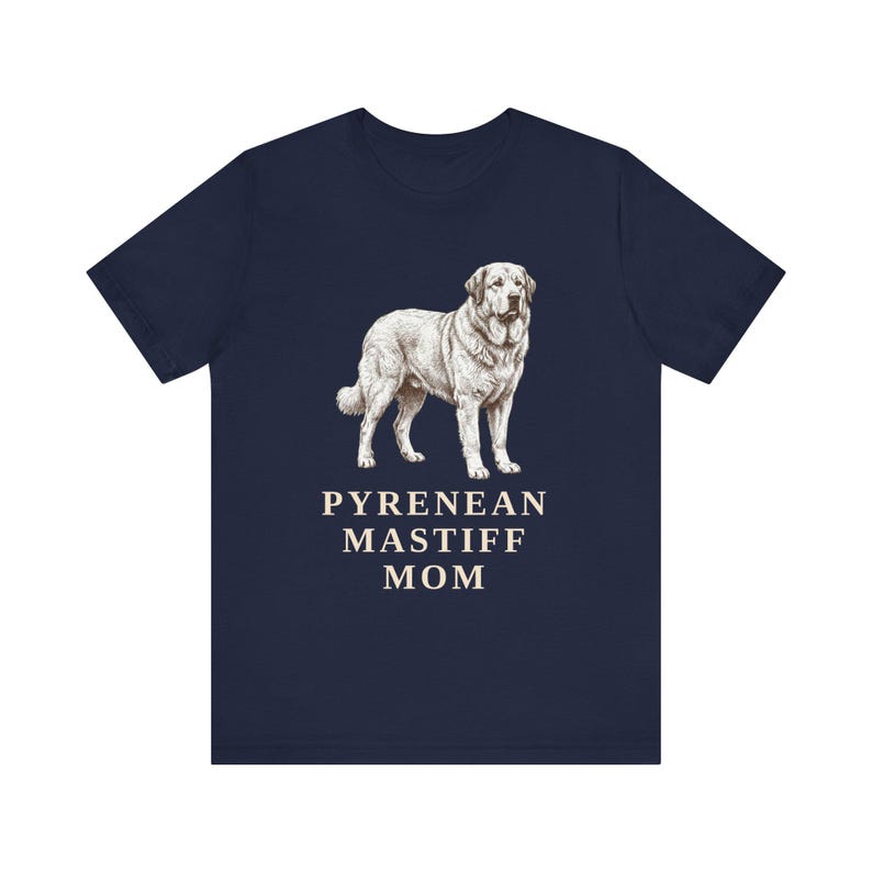 Pyrenean Mastiff Mom Shirt, Vintage Dog Sketch Tee, Spanish Mastiff Owner Gift image 15