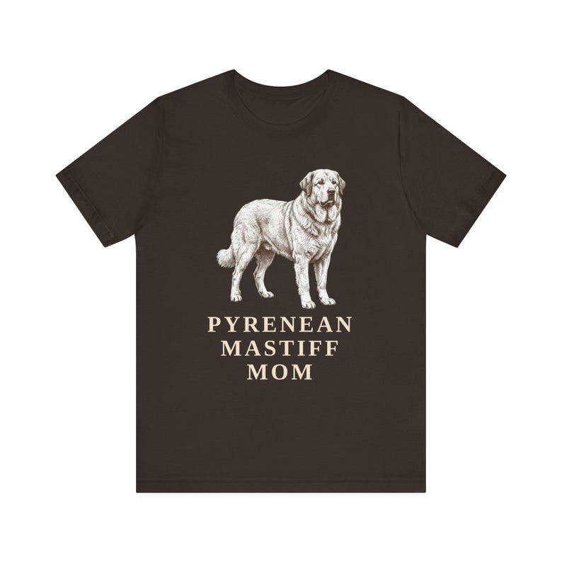 Pyrenean Mastiff Mom Shirt, Vintage Dog Sketch Tee, Spanish Mastiff Owner Gift image 9