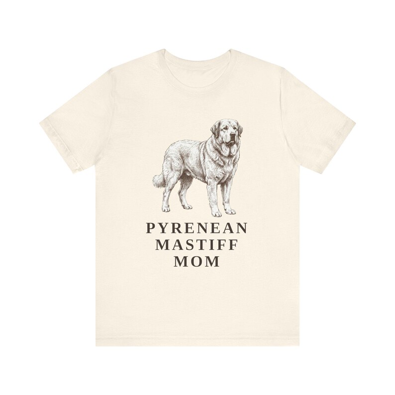 Pyrenean Mastiff Mom Shirt, Vintage Dog Sketch Tee, Spanish Mastiff Owner Gift image 11
