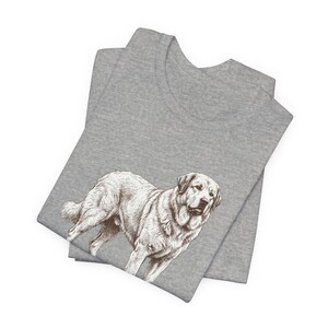 Pyrenean Mastiff Mom Shirt, Vintage Dog Sketch Tee, Spanish Mastiff Owner Gift image 2