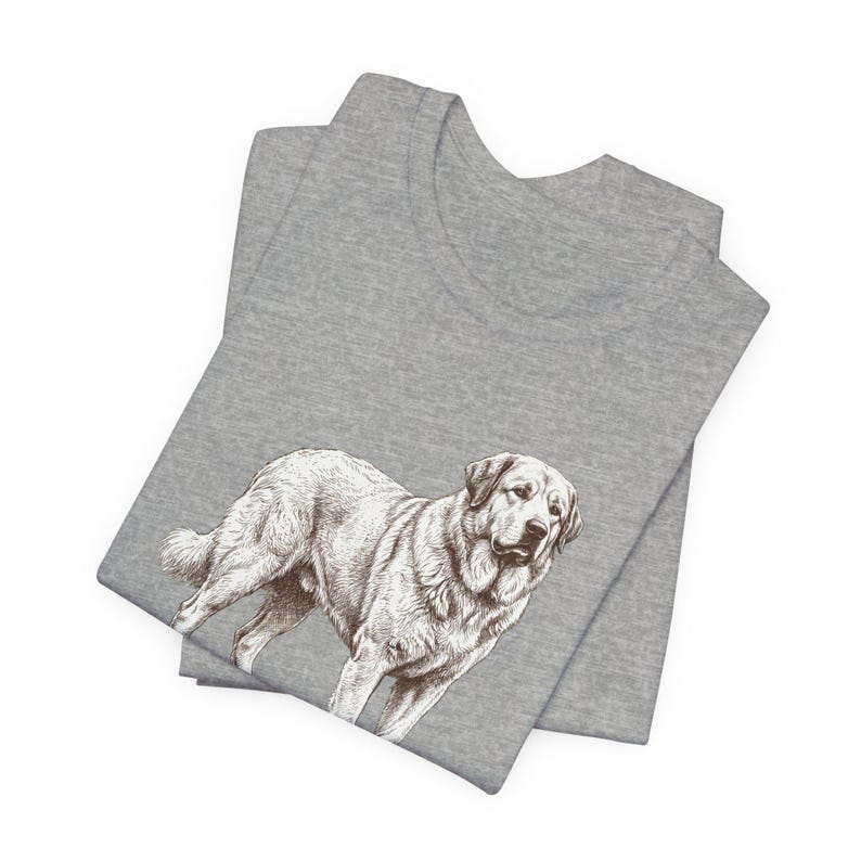 Pyrenean Mastiff Mom Shirt, Vintage Dog Sketch Tee, Spanish Mastiff Owner Gift image 2