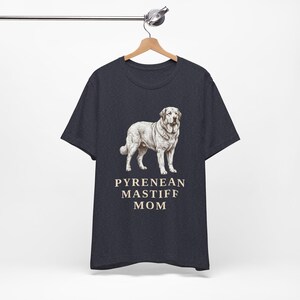 Pyrenean Mastiff Mom Shirt, Vintage Dog Sketch Tee, Spanish Mastiff Owner Gift image 4