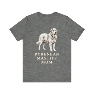 Pyrenean Mastiff Mom Shirt, Vintage Dog Sketch Tee, Spanish Mastiff Owner Gift image 8