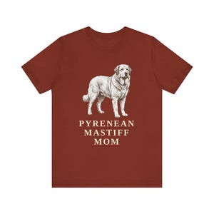 Pyrenean Mastiff Mom Shirt, Vintage Dog Sketch Tee, Spanish Mastiff Owner Gift image 10