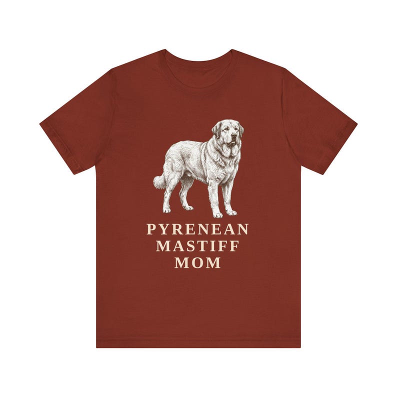 Pyrenean Mastiff Mom Shirt, Vintage Dog Sketch Tee, Spanish Mastiff Owner Gift image 10