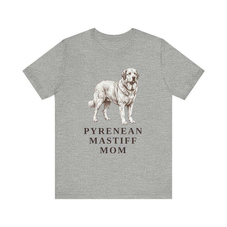 Pyrenean Mastiff Mom Shirt, Vintage Dog Sketch Tee, Spanish Mastiff Owner Gift image 13