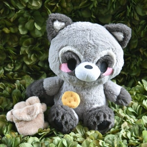 Biscuit Kawaii Plush Raccoon Soft Trash Panda