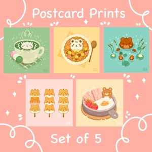 Cute Postcard Prints || 15 Designs