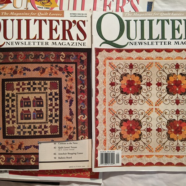 Back Issues of Quilt Magazine Etsy