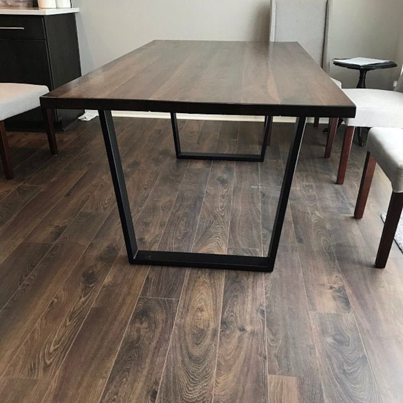Handcrafted Walnut Dining Table, Solid Wood Custom Table Top - Etsy