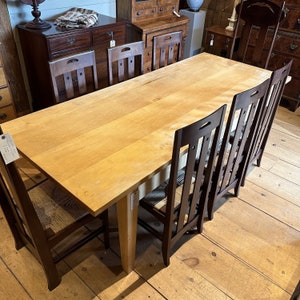 2&quot; Maple Dining Room Table Top, Custom Handmade Dining Room Table Top