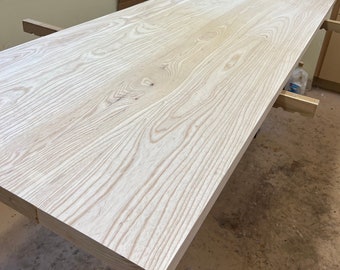 2&quot; Table Top, Custom Dining Room Table Tops, Handmade Furniture, Wooden Table Tops Only, Solid Wood Farmhouse Tabletop, Rustic Tables