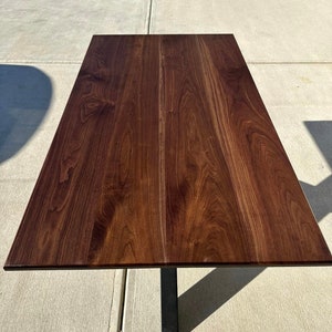 Handmade Walnut Dining Table Top: Solid Wood Kitchen Island