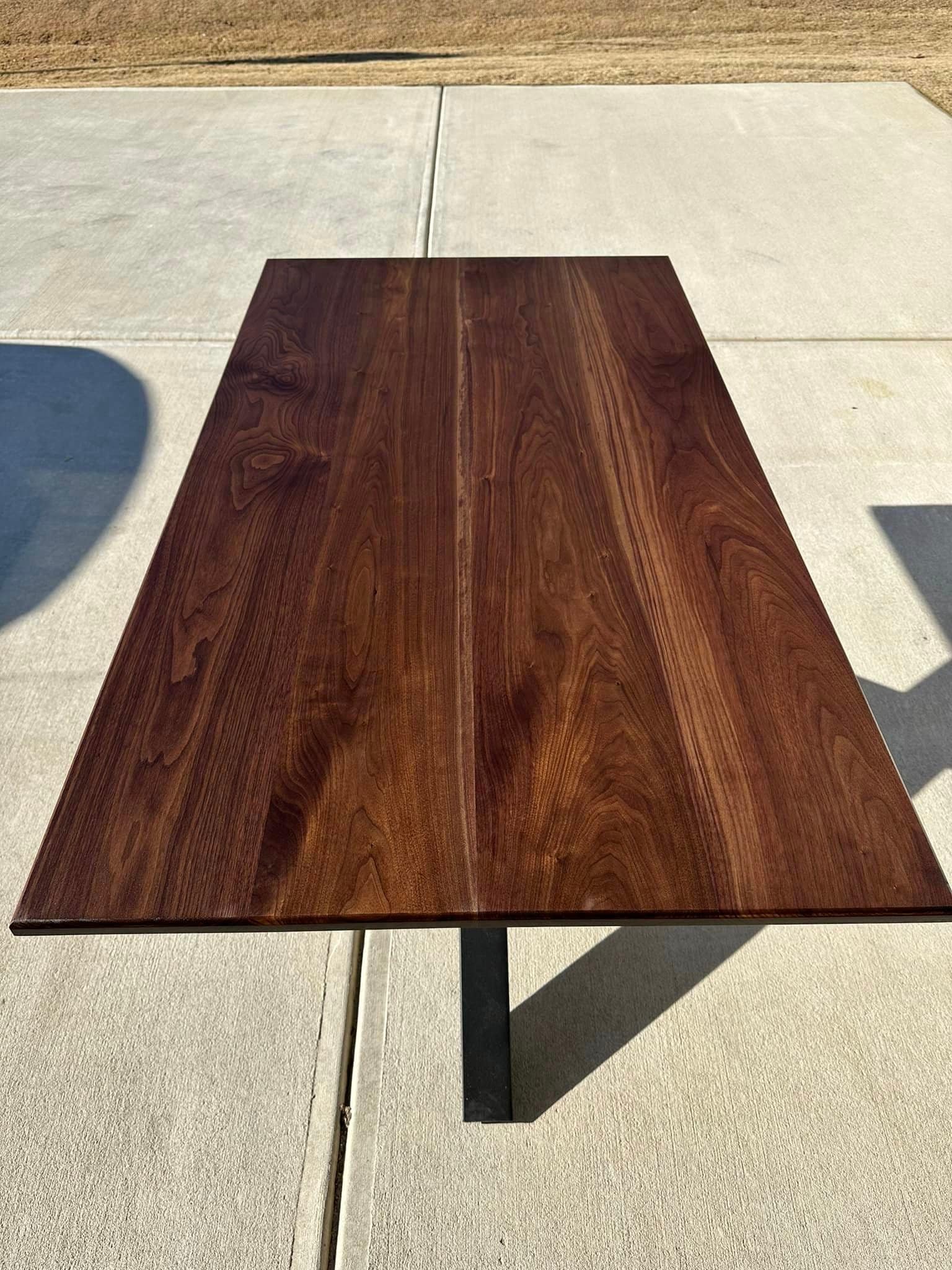 Handmade Walnut Dining Table Top: Solid Wood Kitchen Island