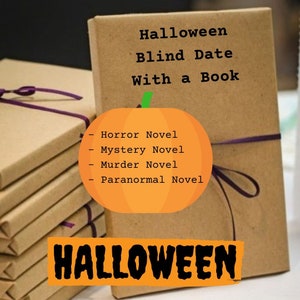 Halloween Blind Date With a Books Surprise Book Horror Mystery Murder Paranormal Novel Spooky Season Ghosts Vampires Crime