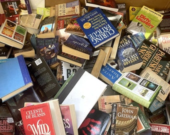 Mystery Thriller Books By The Pound Lot Of 5 Pounds Free Shipping