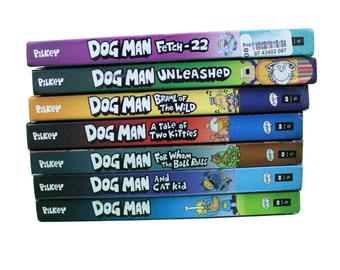 Dog Man Kids Graphic Novels Kids Books Used Kids Book Lot Gift for Kids Educational Material Learn to Read Kids Books Kids Gift for Teachers