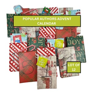 POPULAR AUTHORS Books Christmas Advent Calendar Holiday Gift Book Advent Calendar Blind Date With A Bookish Gift 12 Random Christmas Gift