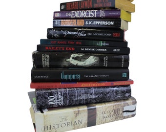 Horror Books Horror Thriller Books Used Book Lot Mystery Book Bundle Bookish Gift Random Book Mix Used Books Book Mix Set of Books