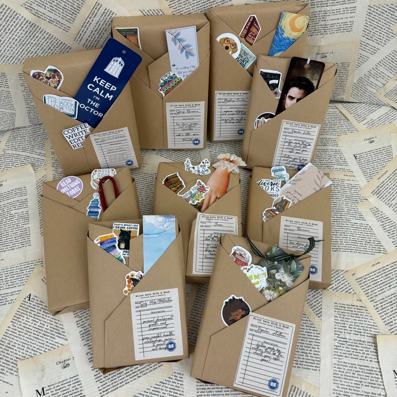 Blind Date With A Book Mystery Book Lover Gift Reading Blind Date Book Surprise Book Box Book OfThe Month Mystery Book Box Blind Book Date image 1