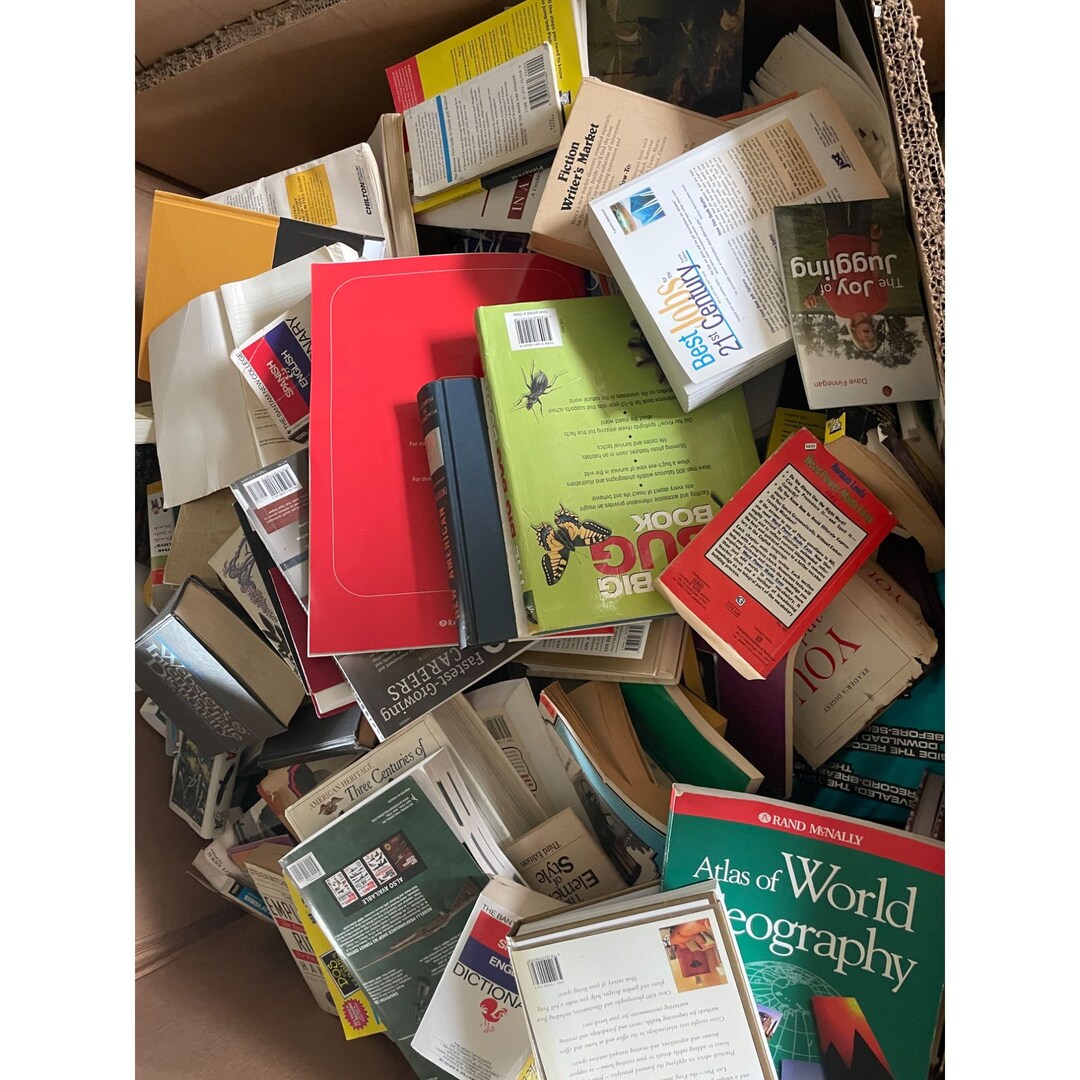 Reference Books by the Pound Lot of 10 Pounds Textbooks Information