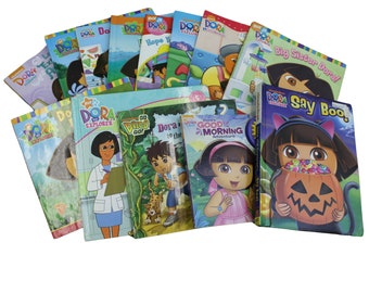Dora the Explorer Picture Books Kids Books Used Kids Book Lot Gift for Kids Educational Material Learn to Read Kids Books Kids Gift