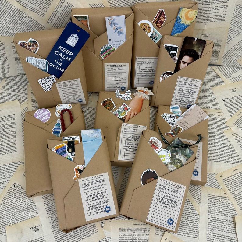 Blind Date With A Book Mystery Book Lover Gift Reading Blind Date Book Surprise Book Box Book OfThe Month Mystery Book Box Blind Book Date image 3