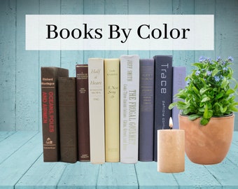 Brown Cream Grey Books by Color Office Home Staging Wedding Prop Designer Thrift Used Book Decor Random Books Farmhouse Decor PRICE PER BOOK