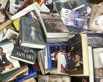 Biography And Memoirs Books By The Pound Lot Of 5 Pounds Free Shipping