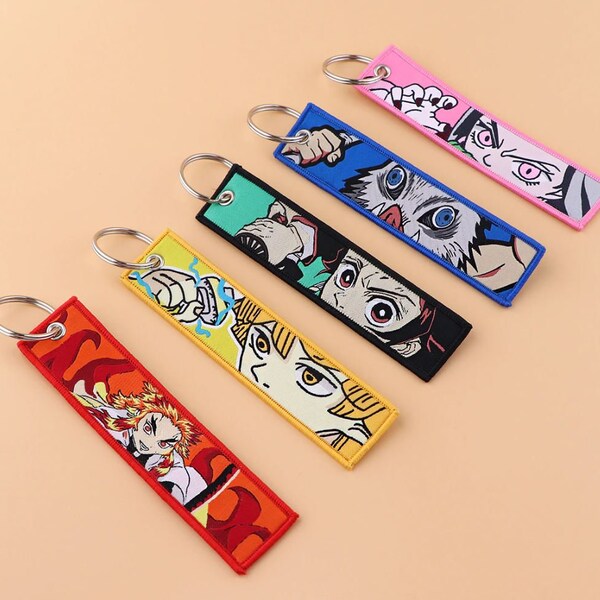 Jet Tag Anime Keychain Etsy