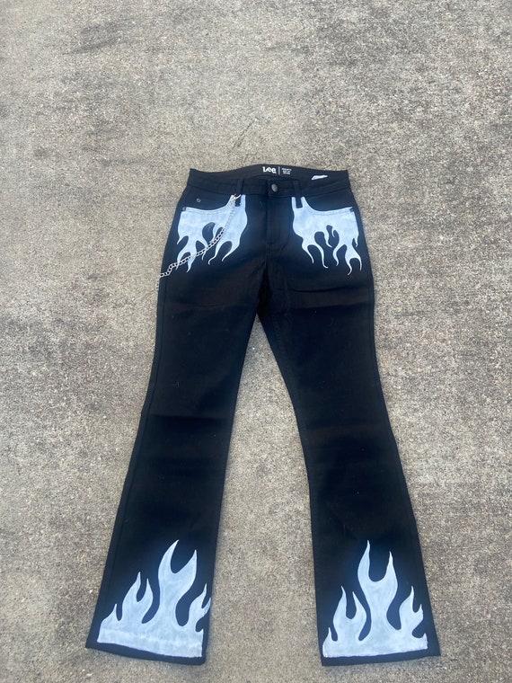 Flame pocket jeans hotsell