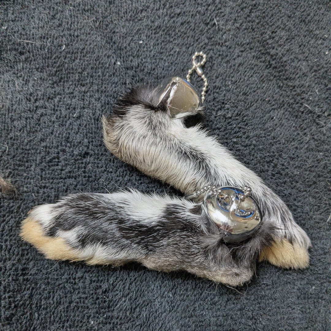 Small Rabbit Foot Keychain Rabbit Foot Keychain - Etsy
