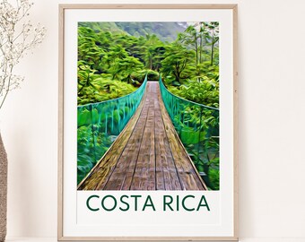 Costa Rica Print, Costa Rica Wall Art, Costa Rica Travel Art, Costa Rica Travel Prints, Costa Rica Poster, Costa Rica Wall Decor, Costa Rica