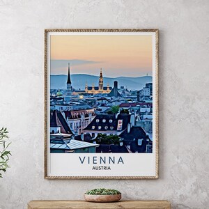 Vienna Art, Vienna Print, Austria Art, Austria Print, Vienna Poster, Austria Wall Art, Austria Gift, Vienna Wall Art, Vienna Gift, Vienna