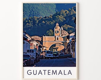 Guatemala Travel Print, Guatemala Print, Guatemala Wall Art, Guatemala Art Print, Guatemala Poster, Guatemala Wall Decor, Guatemala
