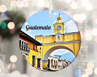 Guatemala Ornament, Anniversary Gift, Souvenir Gift, Travel Gift, Guatemala Gift, Travel Ornament, Housewarming Gift, Gift For Him, Travel