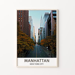 New York, New York Wall Art, New York Art, Nyc, Manhattan Art, Art Print Poster, New York Print, New York Artwork, New York City, NYC Art