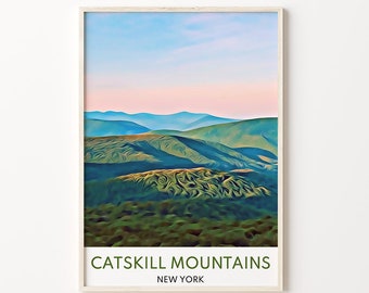 Catskill Mountains Print, Christmas Gift, Catskills Mountain Wall Art, Housewarming Gifts, Catskill Mountains Poster, Anniversary Gift, Art