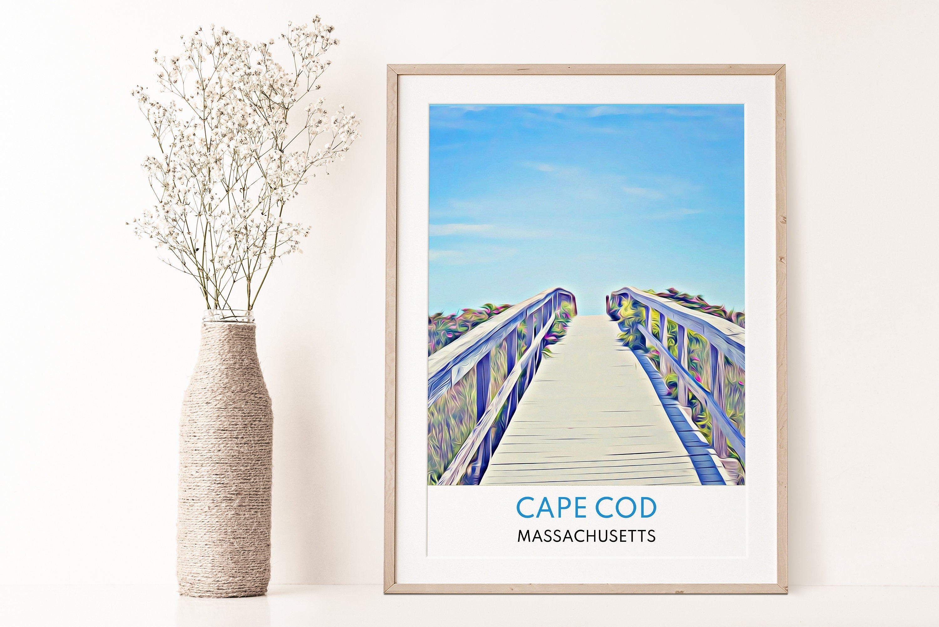 Cape Cod Print Cape Cod Wall Art Cape Cod Art Massachusetts Etsy