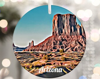 Arizona Ornament, Christmas Ornament, Christmas Gift, Travel Ornament, Arizona Christmas, Christmas Travel, Housewarming Gift, Travel