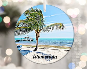 Islamorada Ornament, Florida Ornament, Tree Ornaments, Florida Christmas, Christmas Ornament, Travel Ornament, Christmas Decor, Travel