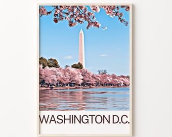 Washington DC Print, Washington DC Kunst, Washington DC Wandkunst, Washington Dc Kunstdruck, Washington Dc Kunstwerk, Washington Dc Poster