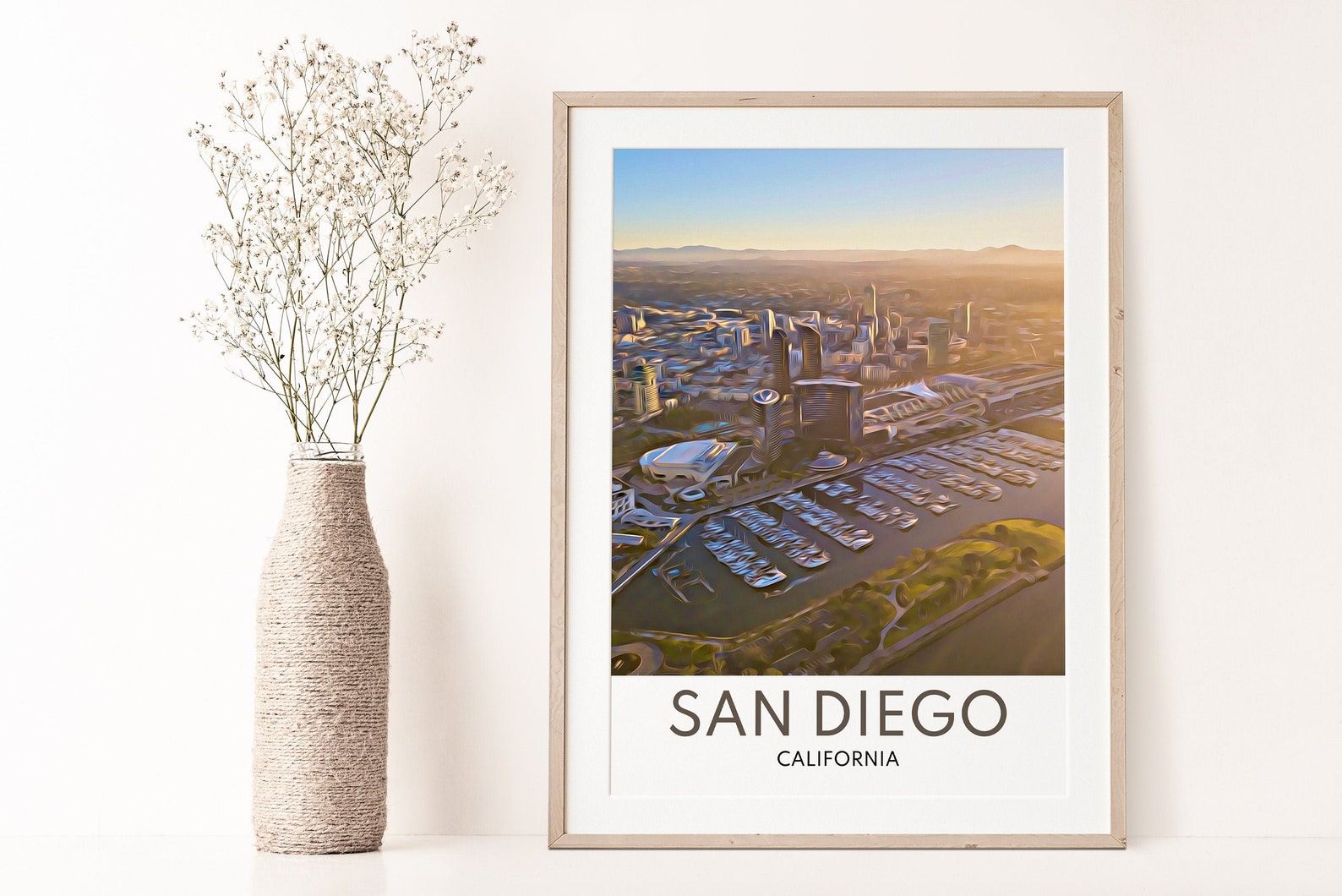 San Diego Print San Diego Travel Print San Diego Wall Art Etsy