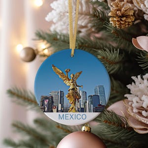 Mexico Ornament, Mexico Souvenir, Christmas Tree Decoration, Mexico Holiday Gift, Unique Mexico Christmas Keepsake